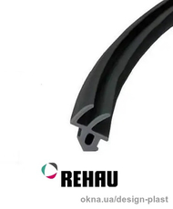 Уплотнительная резина притвора Rehau Рехау EPDM черная (Оригинал)